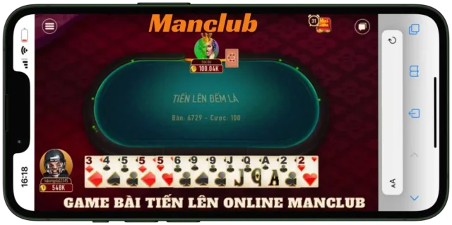 Lý do nên chọn chơi Tiến Lên Miền Nam tại Manclub